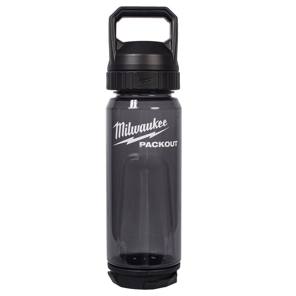 Milwaukee Packout 1420ml Plastic Bottle with Chug Lid Black 4932498641