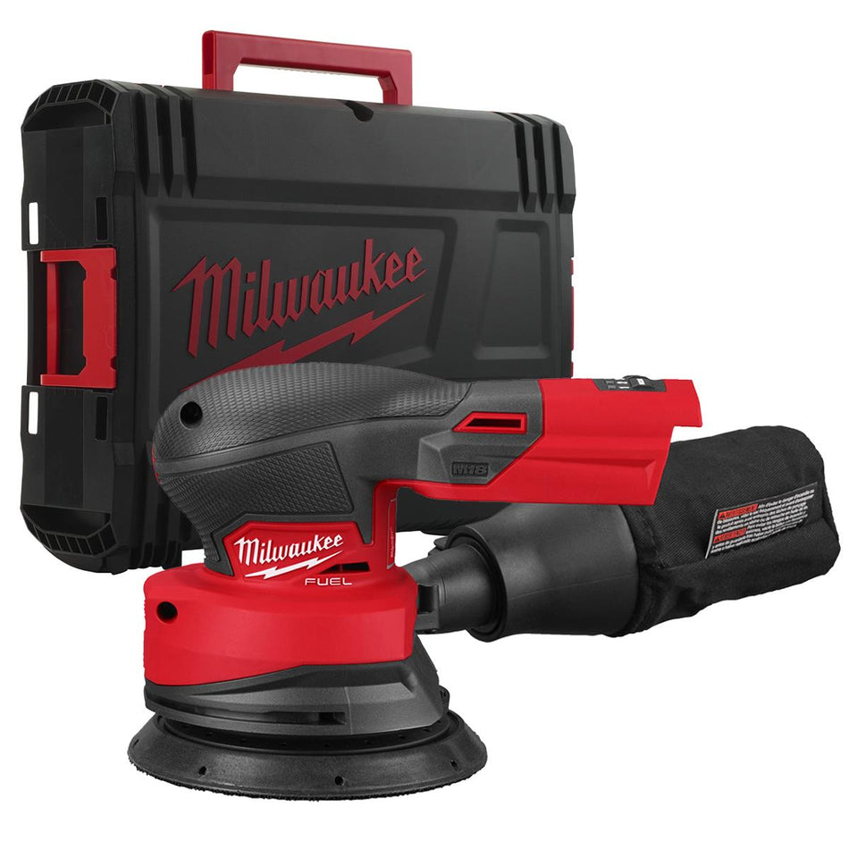Milwaukee M18FROS125-0X 18V M18 FUEL Brushless 125mm Random Orbital Sander Body Only & Case 4933498253