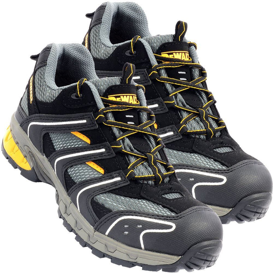 Dewalt Cutter Lightweight Safety Trainers Steel Toe Cap Black Size 9 DEWCUTTER9