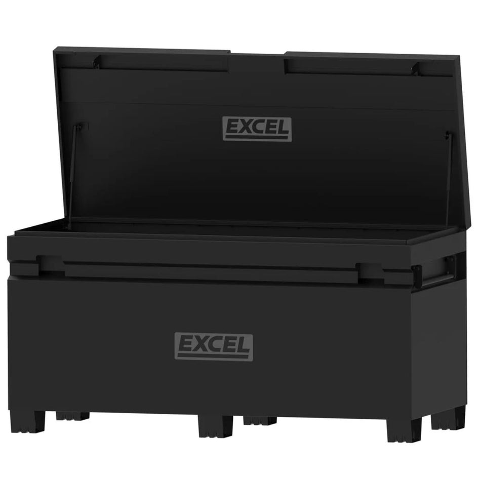 Excel 72" Heavy Duty Steel Jobsite Tool Storage Box 550kg Capacity