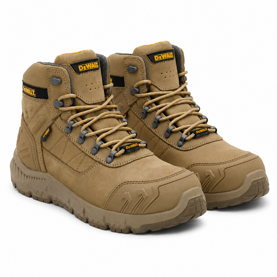 Dewalt Milburn Waterproof Safety Boots Steel Toe Cap Stone - Size 10