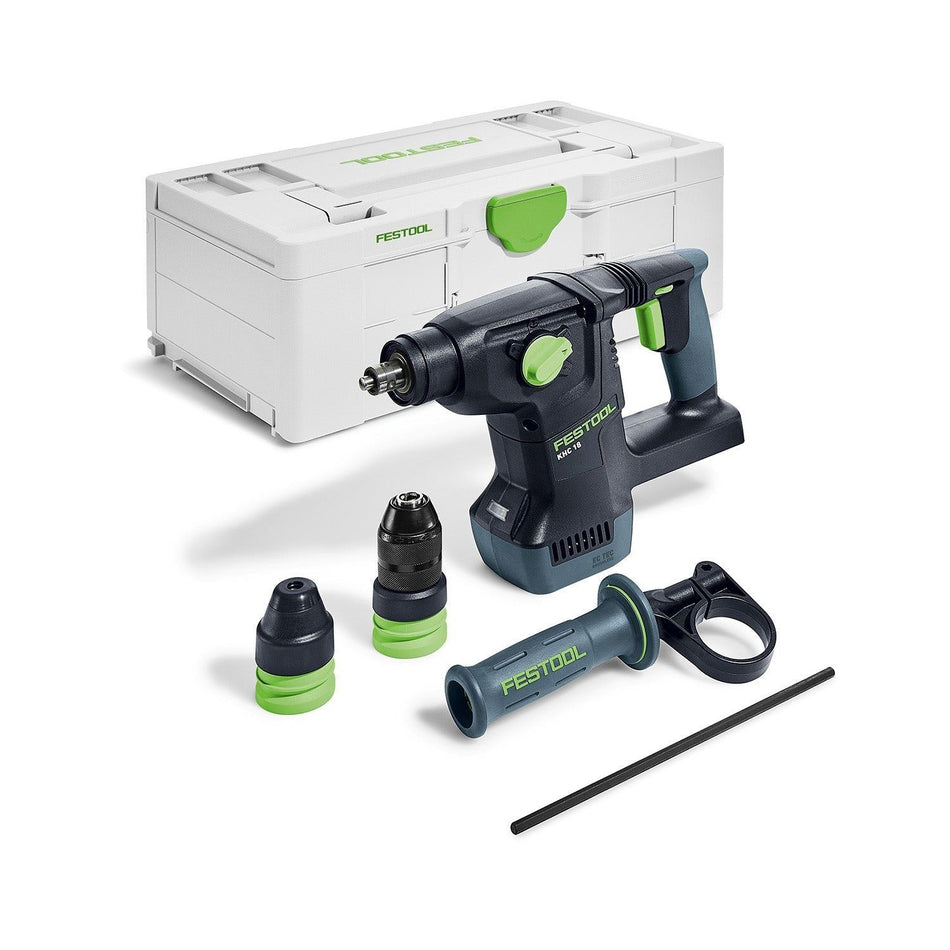 Festool KHC 18 EB-Basic 18V Brushless Rotary Hammer Drill In Systainer - 577447