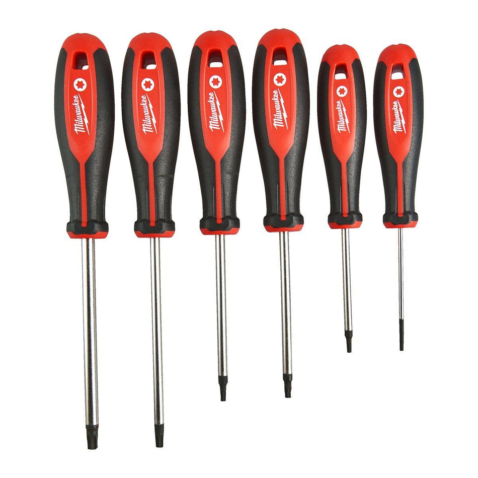 Milwaukee 6 Piece Tri-Lobe Torx Screwdriver Set 4932471809