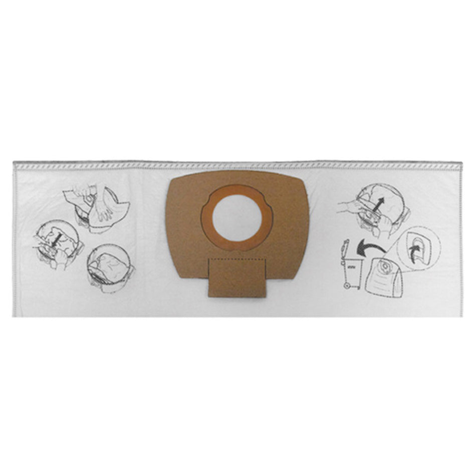 Makita P-72899 Filter Bags For VC2010L & VC2511 - Pack of 5