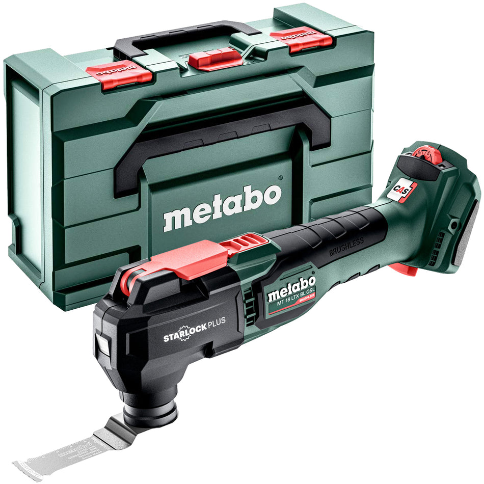 Metabo MT 18 LTX BL QSL 18V Brushless Multi Tool Body Only in Metabox 613088840 Item Condition Used