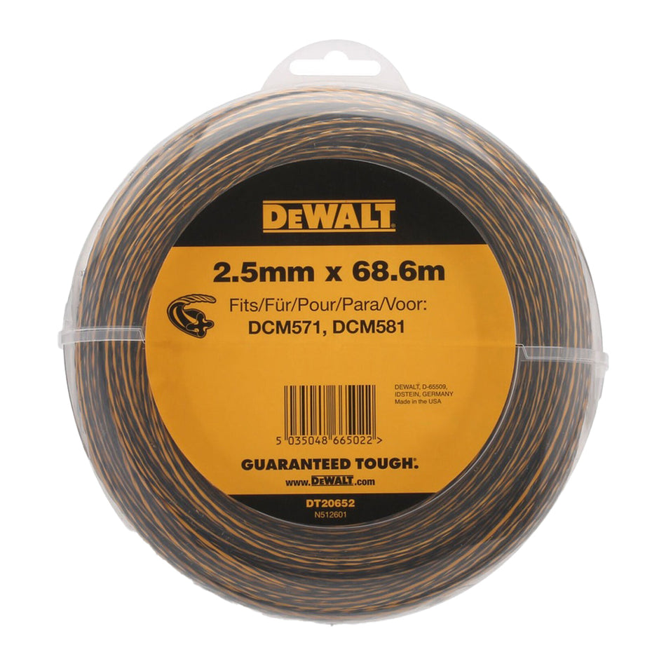 Dewalt DT20652-QZ String Trimmer Line 2.5mm x 68.6m
