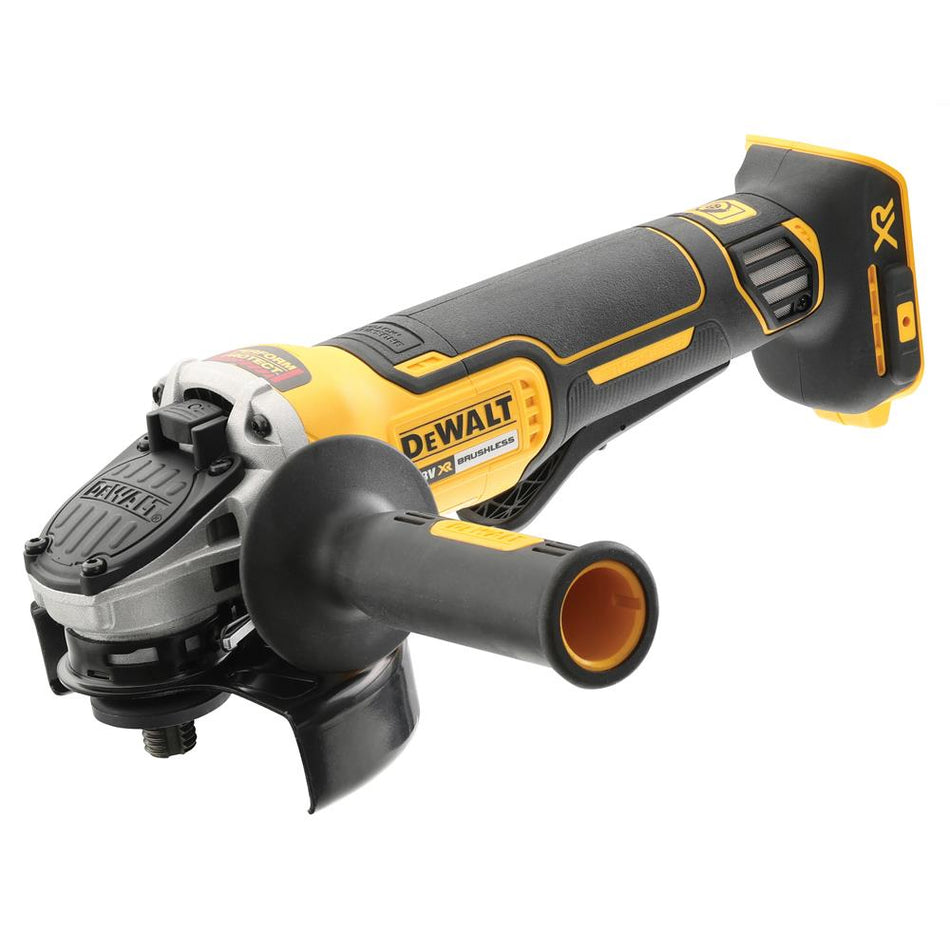 Dewalt DCG406N 18V XR Brushless Angle Grinder 125mm with paddle switch Powerful Performance Body Only
