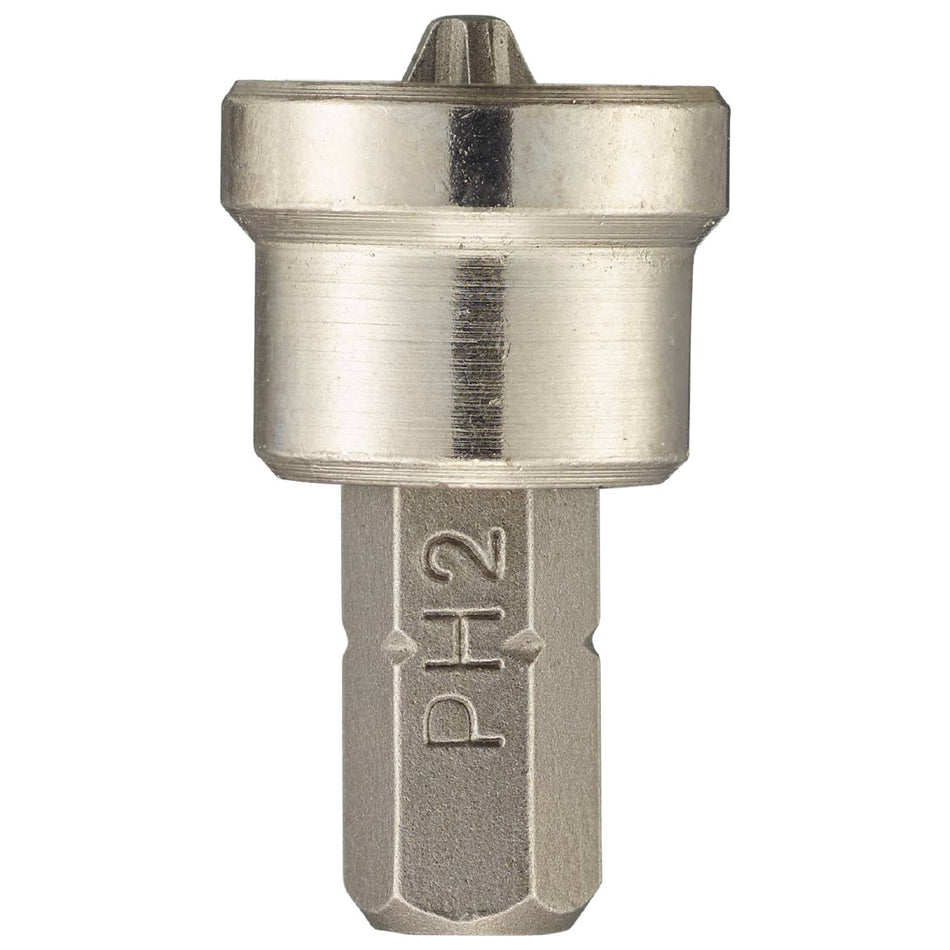 Kendo 25mm PH2 Screw Setting Bit with Depth Stop 2 piece