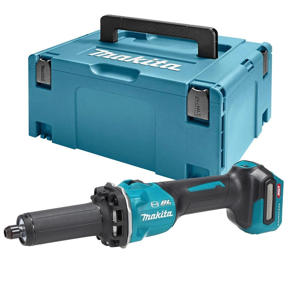 Makita GD001GZ01 40Vmax XGT 6mm Brushless Die Grinder Body Only With Makpac Case