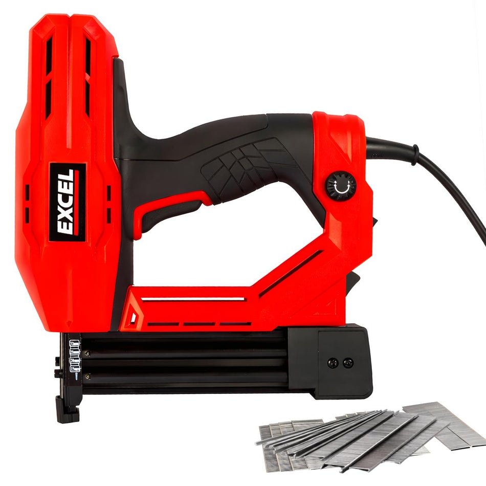 Excel 2-in-1 Electric Stapler Nailer Gun 18G Heavy Duty 240V