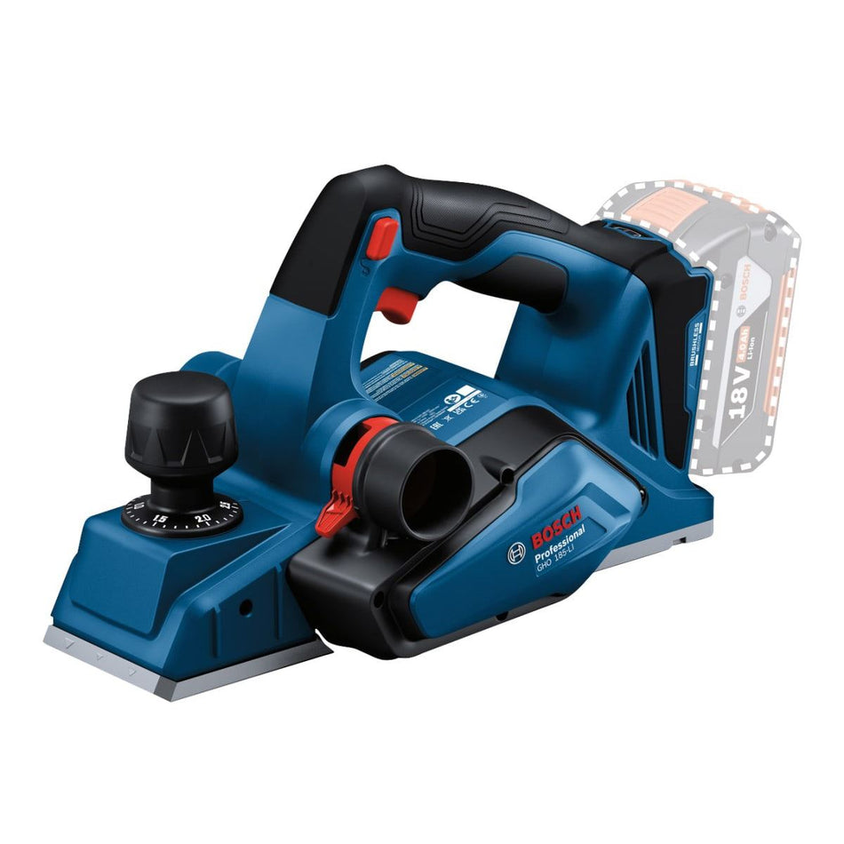 Bosch GHO 18V-26 Professional Planer Body Only Cordless Tool for Smooth Finishing 06015B5001