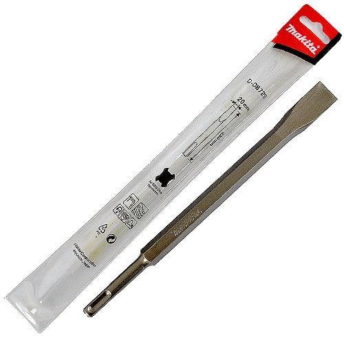 Makita 20mm x 250mm High Performance Cold Chisel SDS+ Shank D-08729