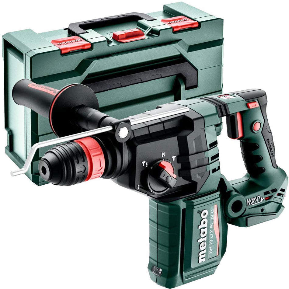 Metabo KH 18 LTX BL 28 Q 18V Brushless SDS+ Combination Hammer Drill Body Only in Metabox 601715840