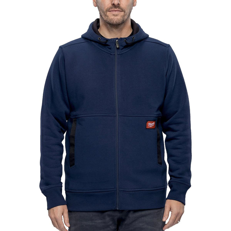 Milwaukee WHZ BLU XL GRIDIRON Full-Zip Hoodie Blue X-Large 4932499402