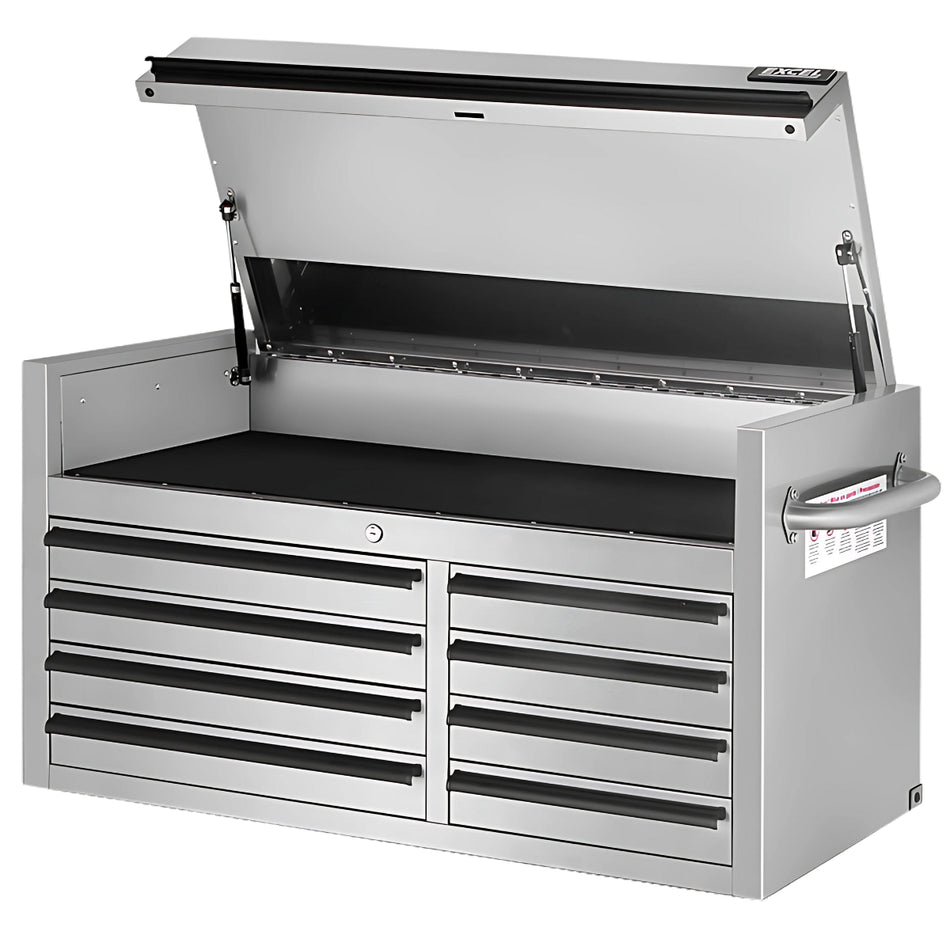Excel 47" 8 Drawer Stainless Steel Tool Chest