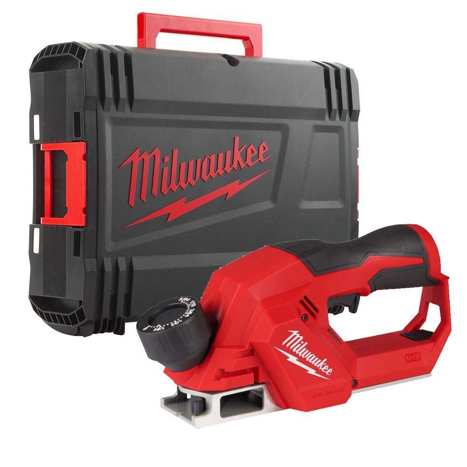 Milwaukee M12BLP-0X 12V Brushless 56mm Planer with HD Box 4933492850