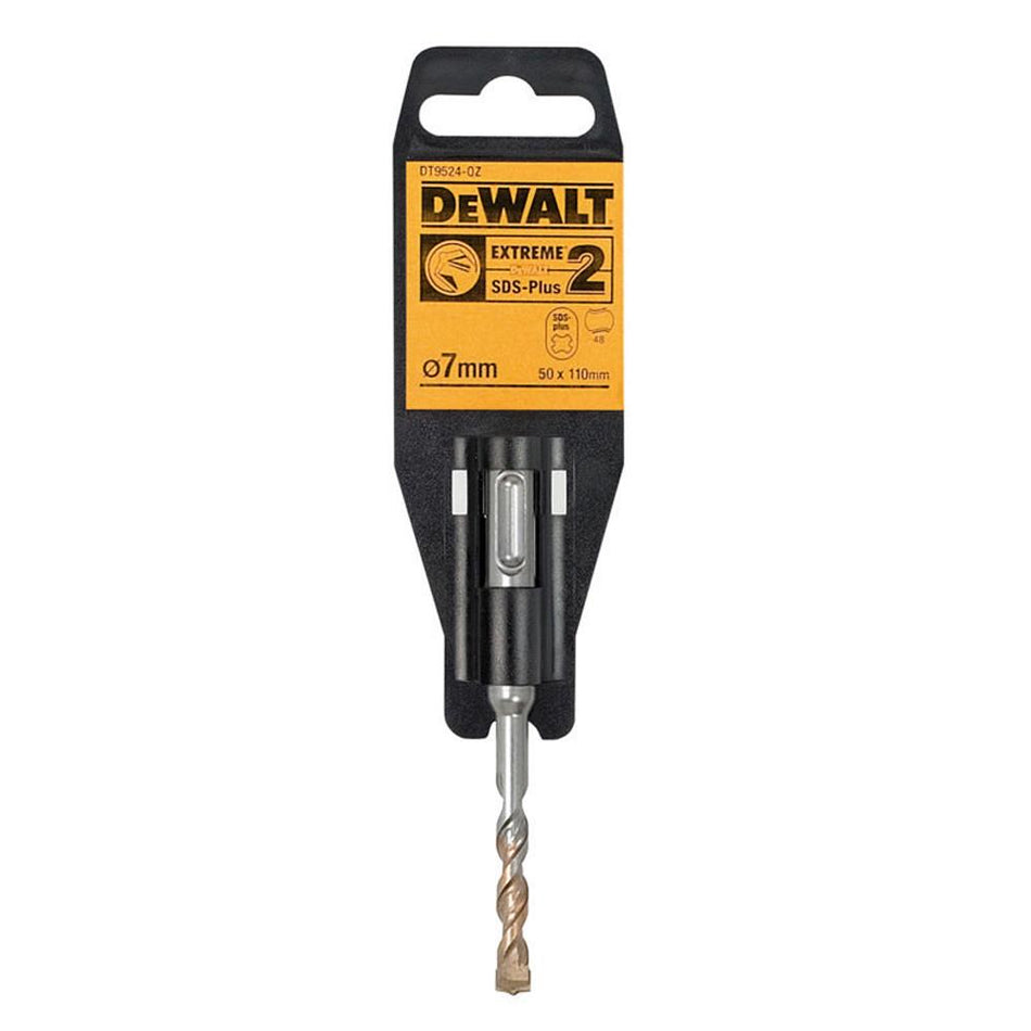 Dewalt DT9524-QZ 7mm EXTREME SDS Plus 2 Cutter Drill Bit