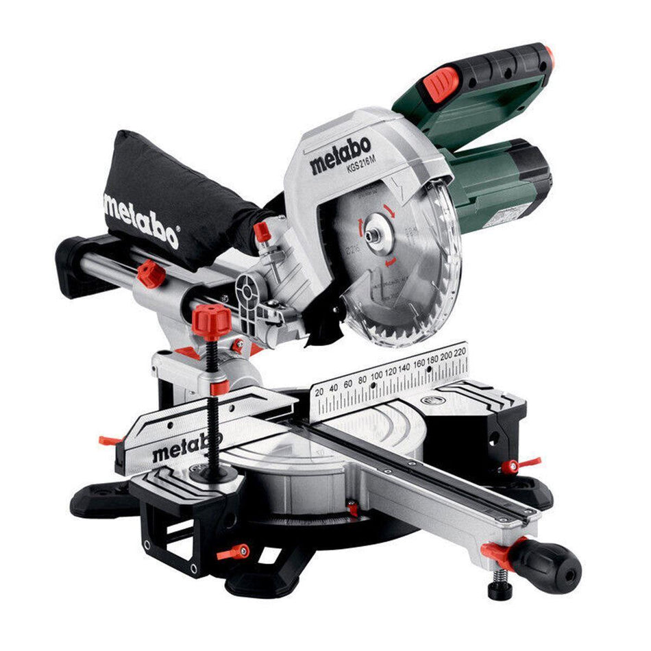 Metabo KGS 216MN 216mm Sliding Mitre Saw 110V/1500W 619260390