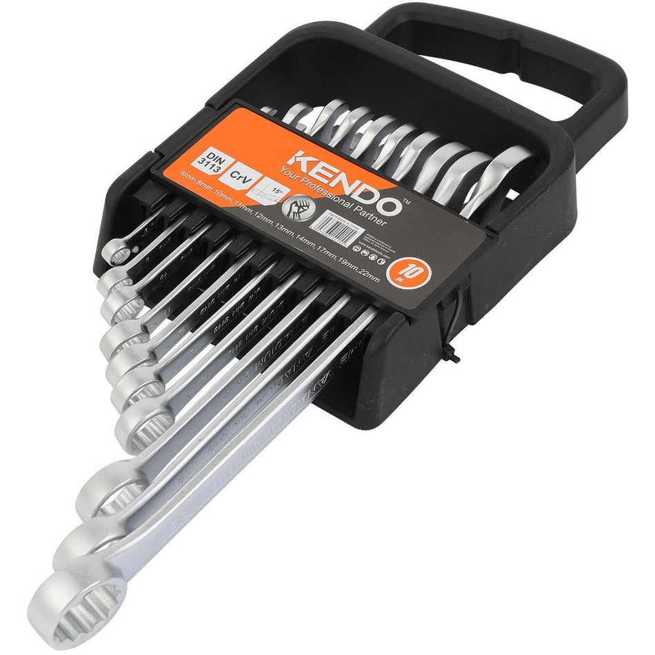 Kendo Combination Spanner Set 10 piece