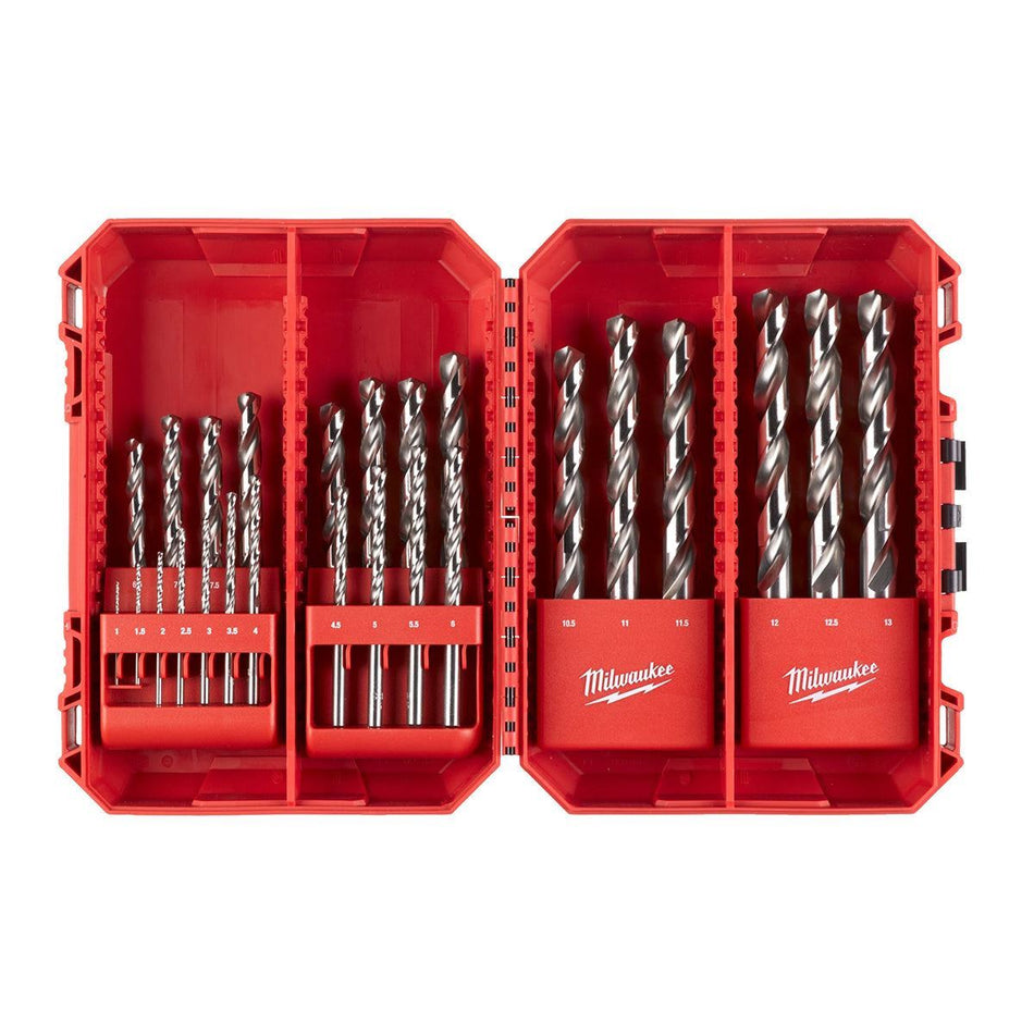 Milwaukee 25 Piece ThunderWeb HSS-G Metal Drill Bit Set 4932493870