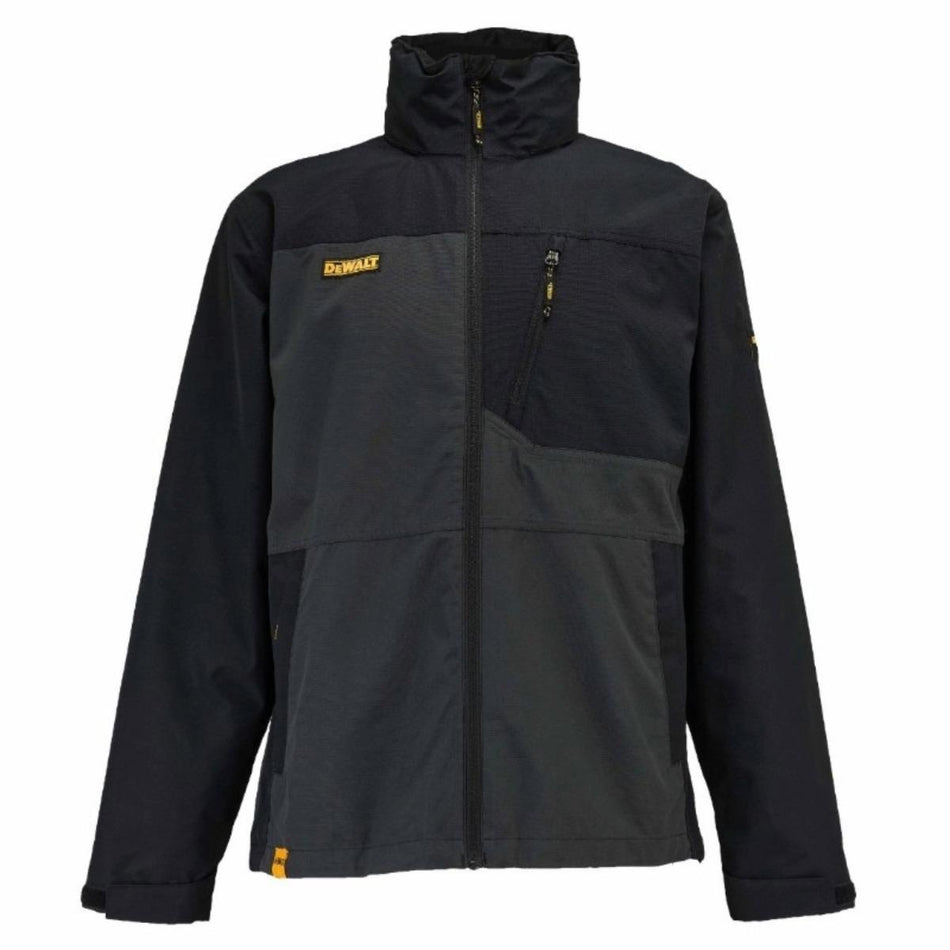 Dewalt Southampton Waterproof & Breathable Jacket Black/Grey - Size L