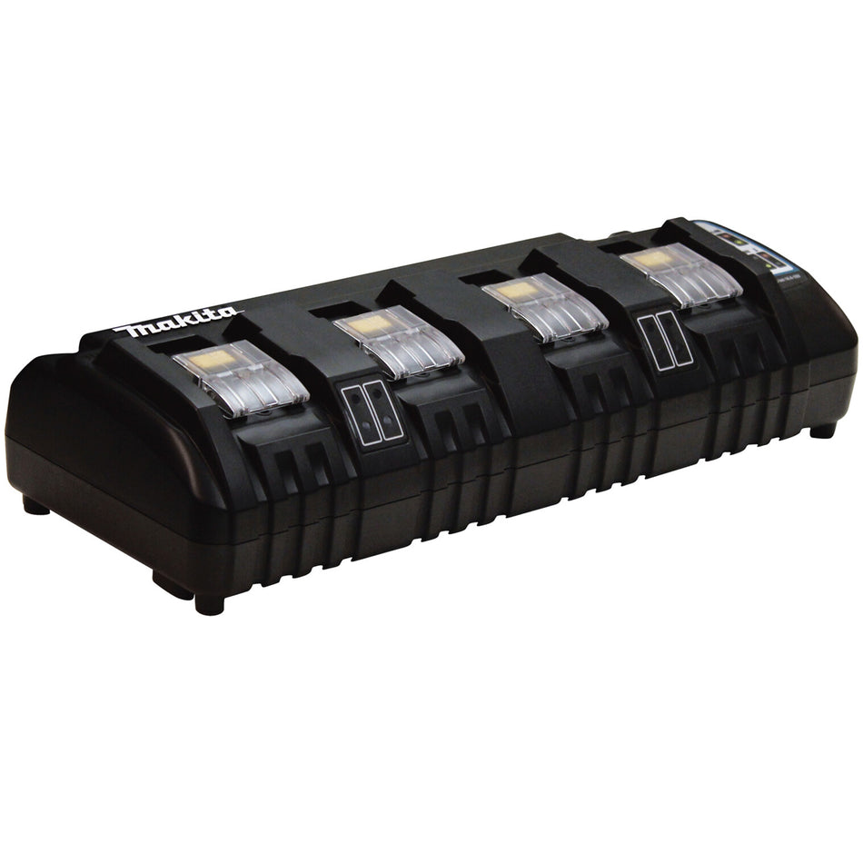 Makita DC18SF 14.4V - 18V Li-ion LXT Multi Four Port Battery Charger 240V Item Condition Used