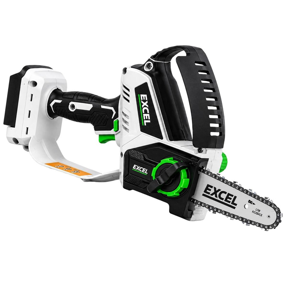Excel 20V Cordless 6" Mini Chainsaw Body with Tool-Free Chain Tensioning