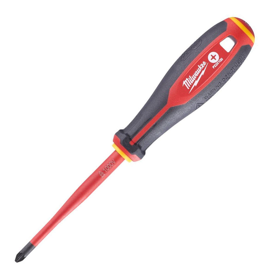 Milwaukee Tri-Lobe VDE Screwdriver PZ2 x 100mm 4932478726