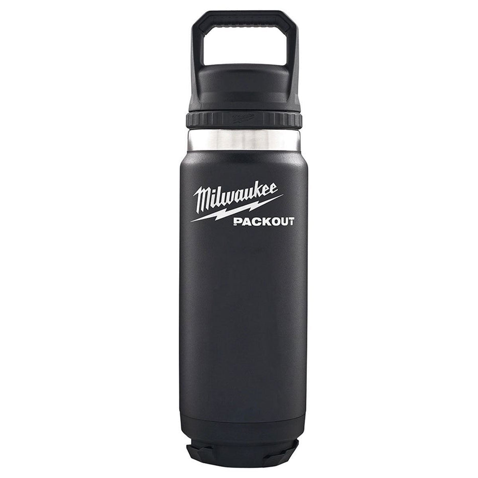 Milwaukee Packout 710ml Chug Lid Bottle Black 4932493466