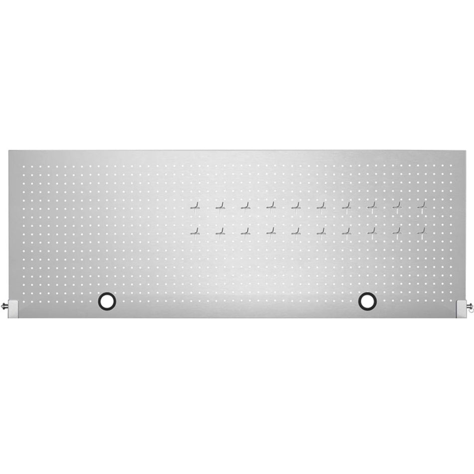 Excel 55" Pegboard Panel for 10 Drawer Rolling Stainless Steel Tool Cabinet Workbench