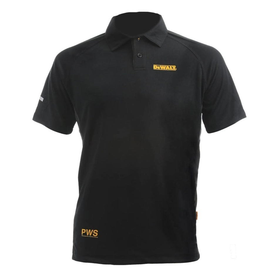 Dewalt Rutland Performance Polo Shirt Black - Size L