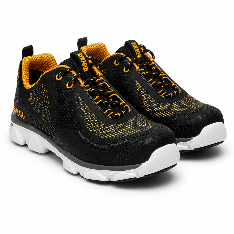 Dewalt Krypton PU Sports Safety Trainers Steel Toe Cap Black - Size 10