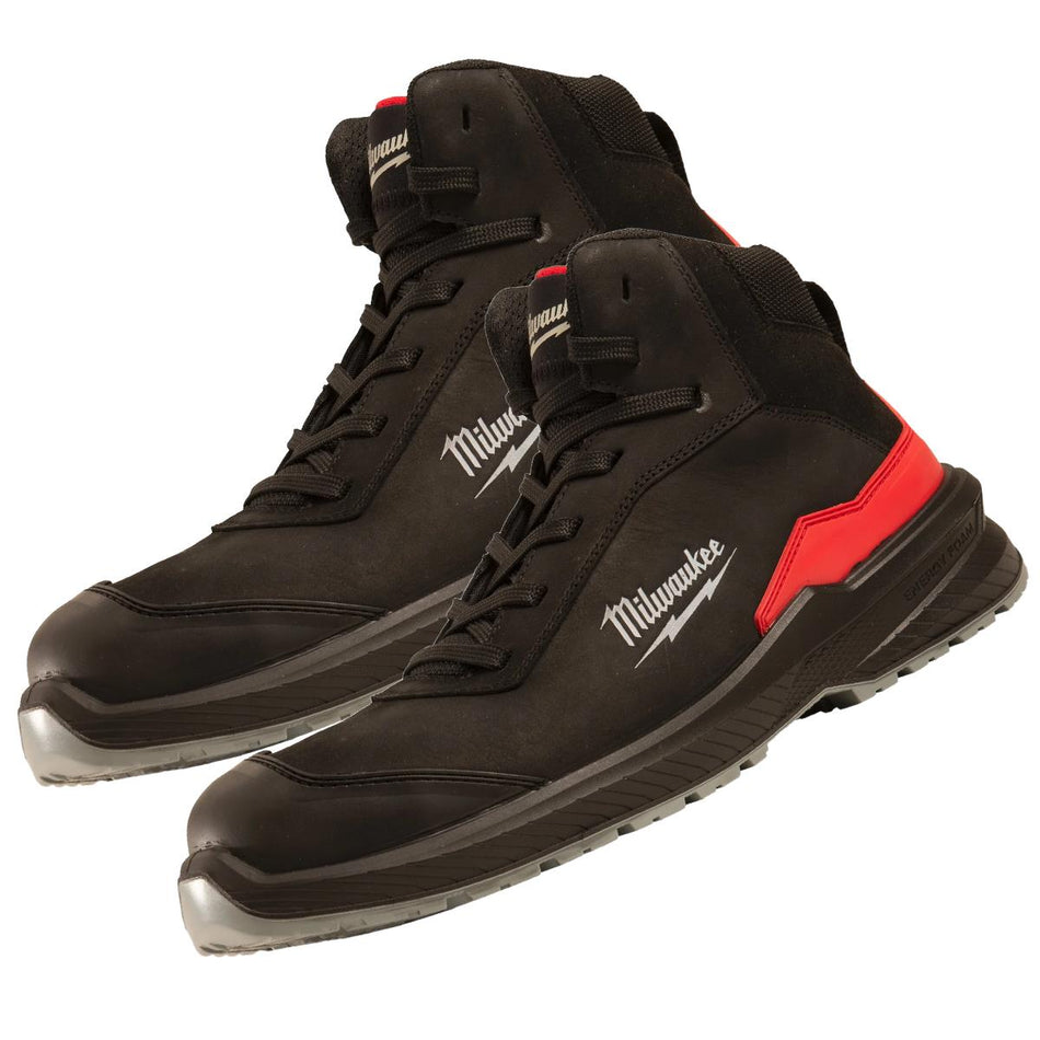 Milwaukee Flextred S3S Mid Cut Safety Boots Black Size 7 - 4932493732