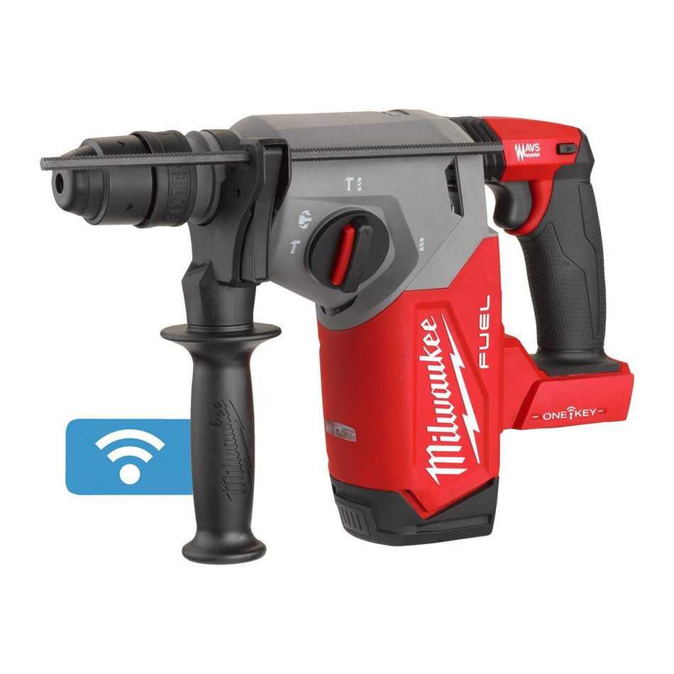 Milwaukee M18ONEFHX-0X 18V Brushless 4-Mode 26mm SDS-Plus Hammer Drill Body with Fixtec Chuck & Case 4933478503