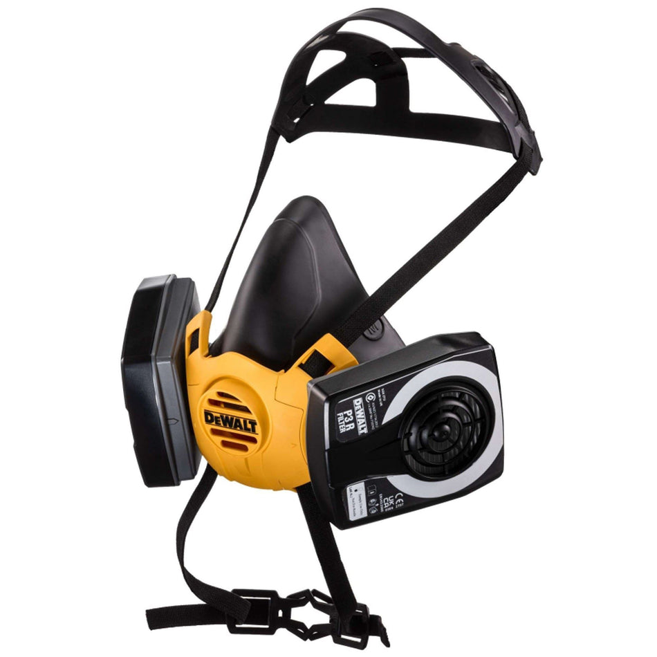 Dewalt Half Face Mask Respirator with P3 Filters Medium DXIR1HMMP3