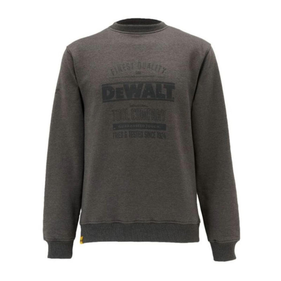 Dewalt Delaware Crew Neck Sweatshirt Grey - Size L