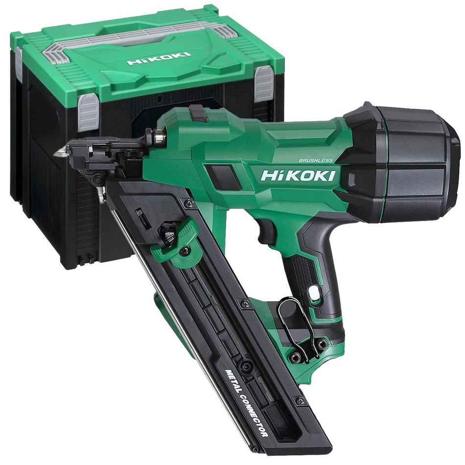 Hikoki NR1838DKAW9Z 18V Brushless 38mm Metal Connector Nailer Body Only with Case