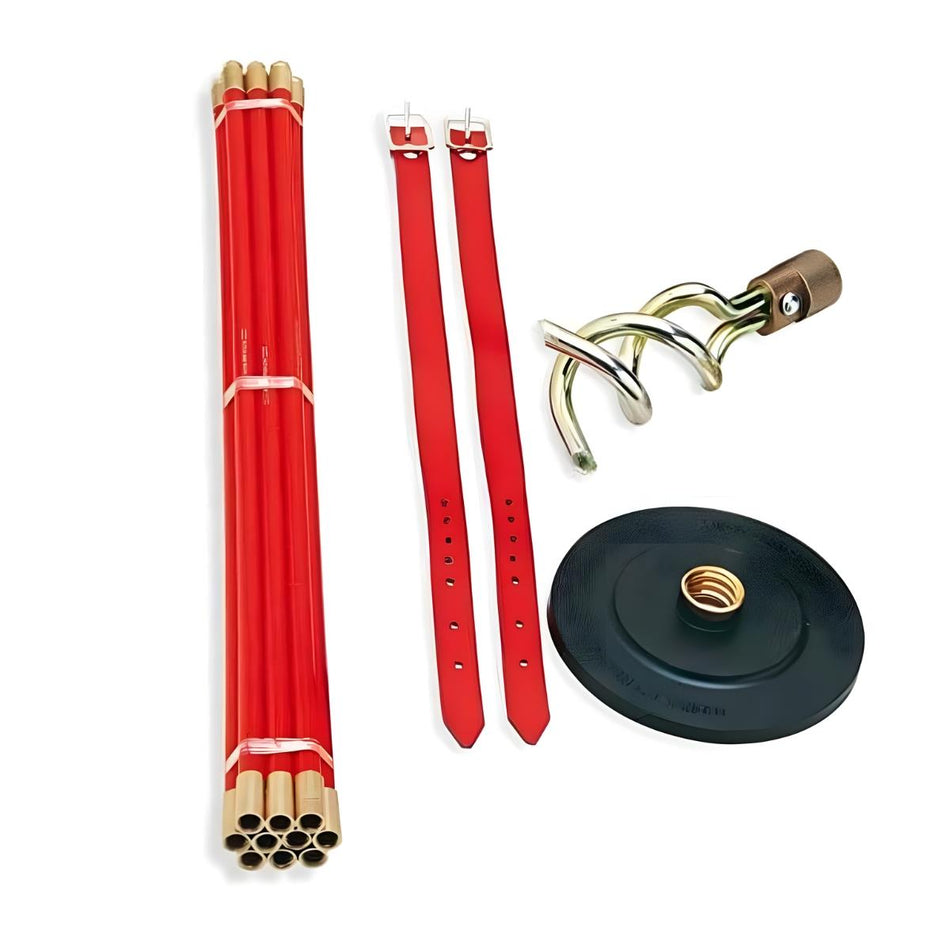 Rothenberger Universal Drainrod with Plunger, Worm Screw & Straps 130080