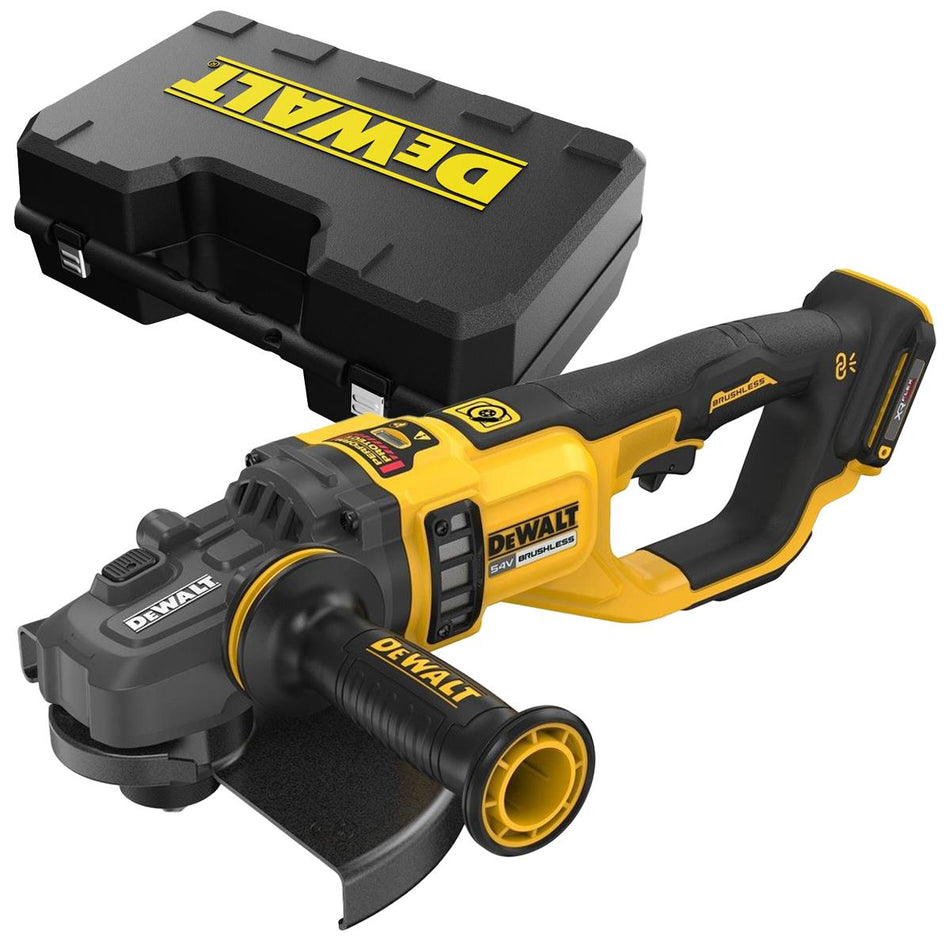 Dewalt DCG460NK-XJ 54V XR Flexvolt Brushless 230mm Angle Grinder Body Only with Case