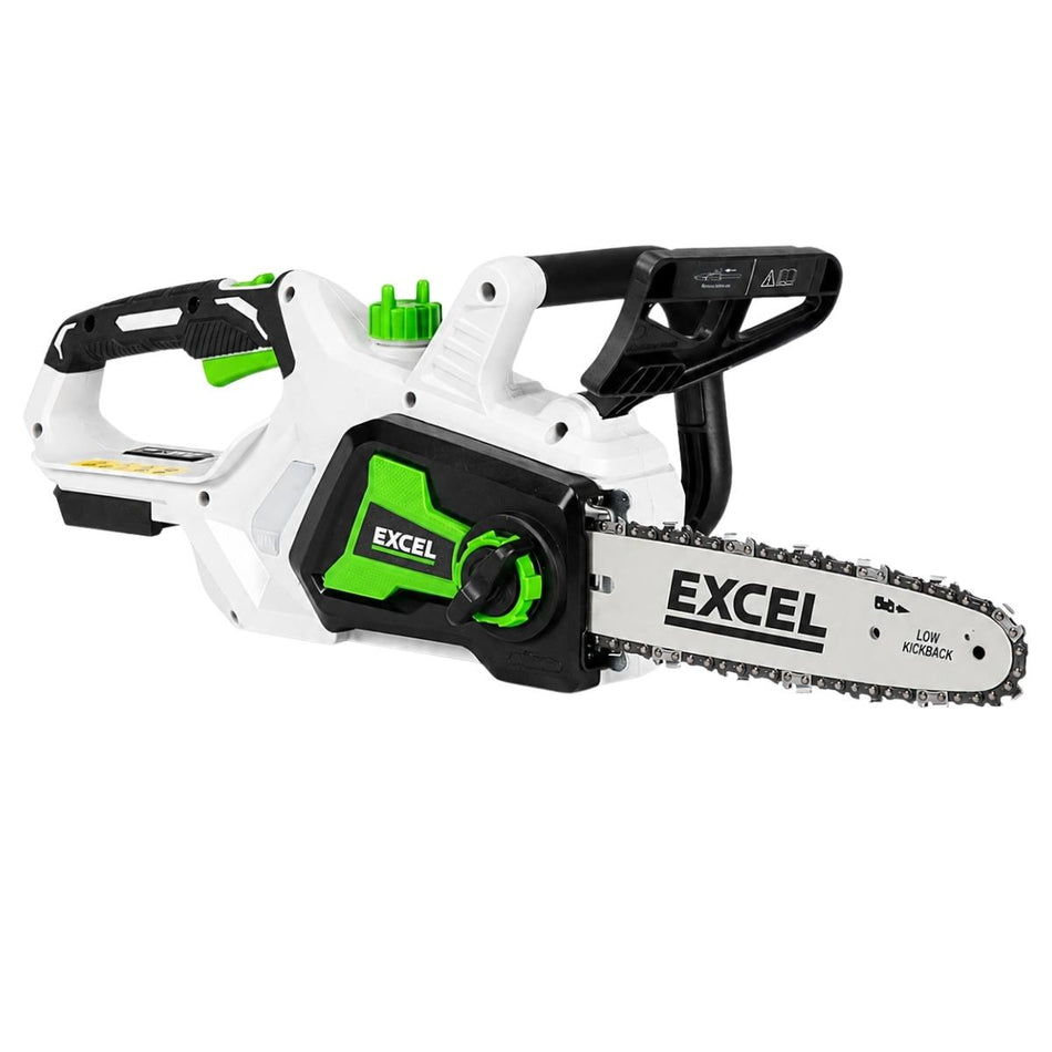 Excel 20V Cordless 10" Chainsaw Body with Tool-Free Chain Tensioning