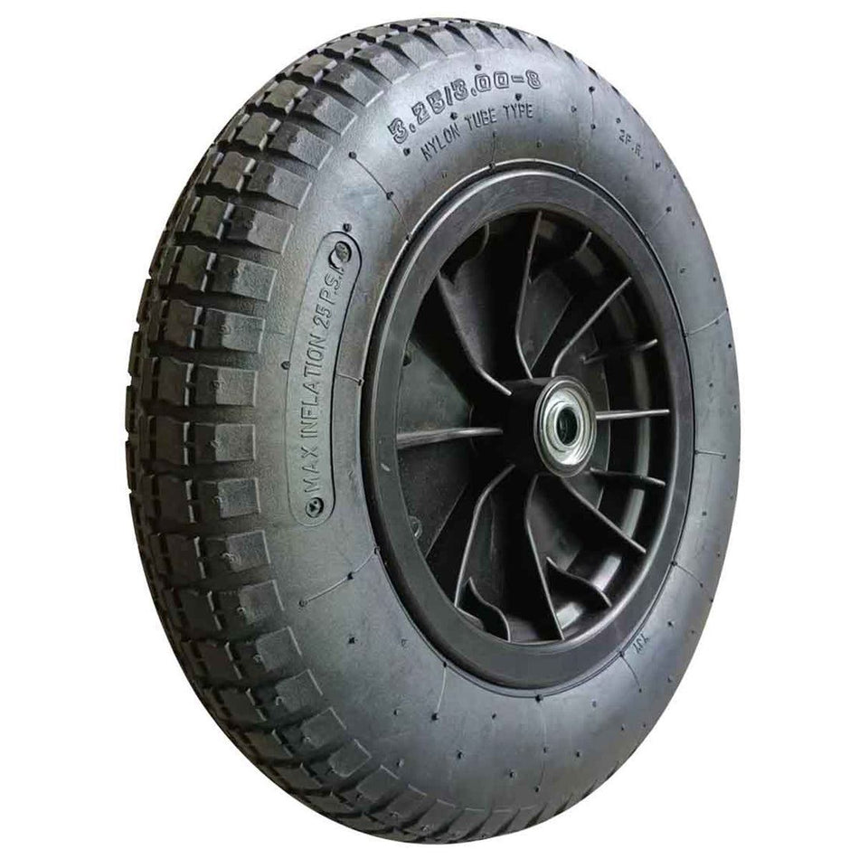 Excel Heavy Duty Rubber Wheelbarrow Wheel for 100L SKU 31501