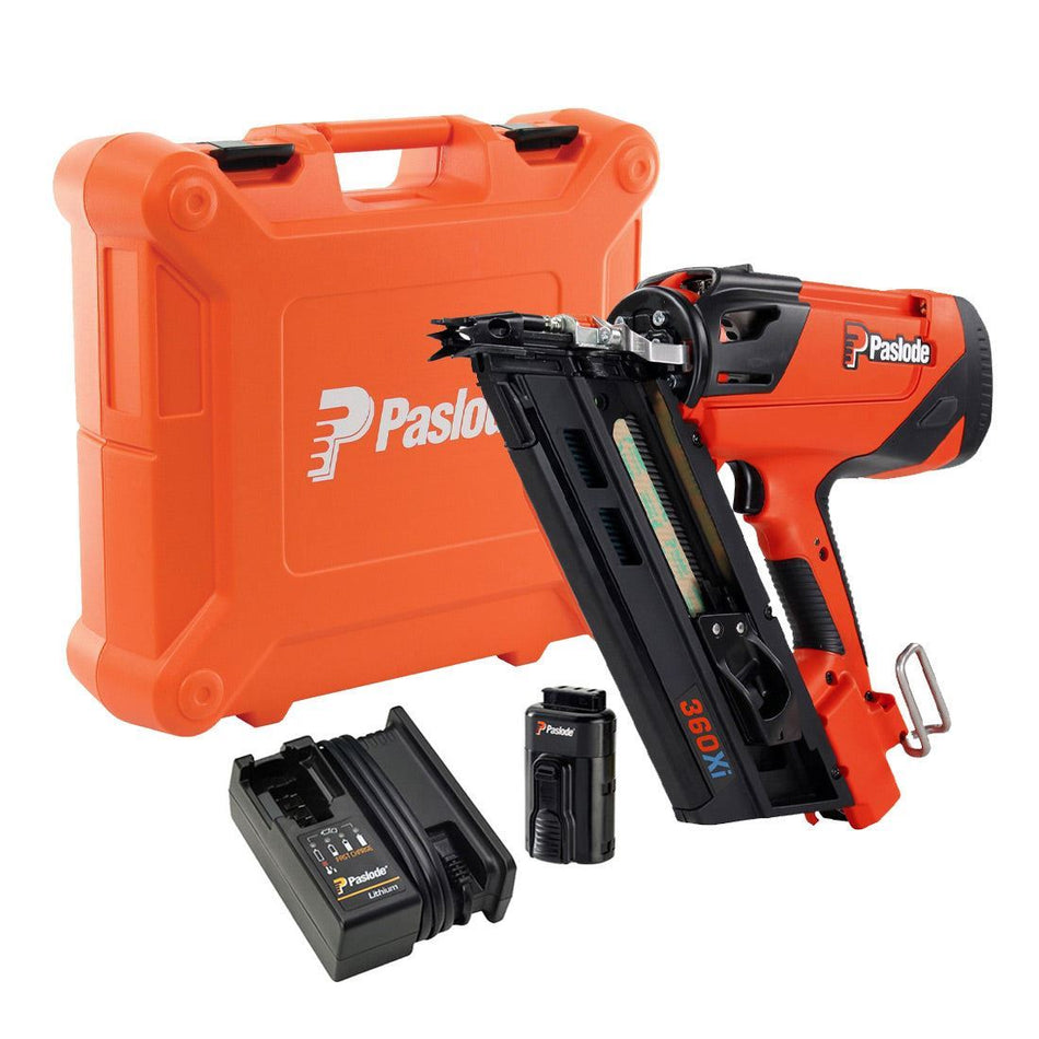 Paslode IM360Xi 7.4V Cordless First Fix Gas Framing Nailer Kit