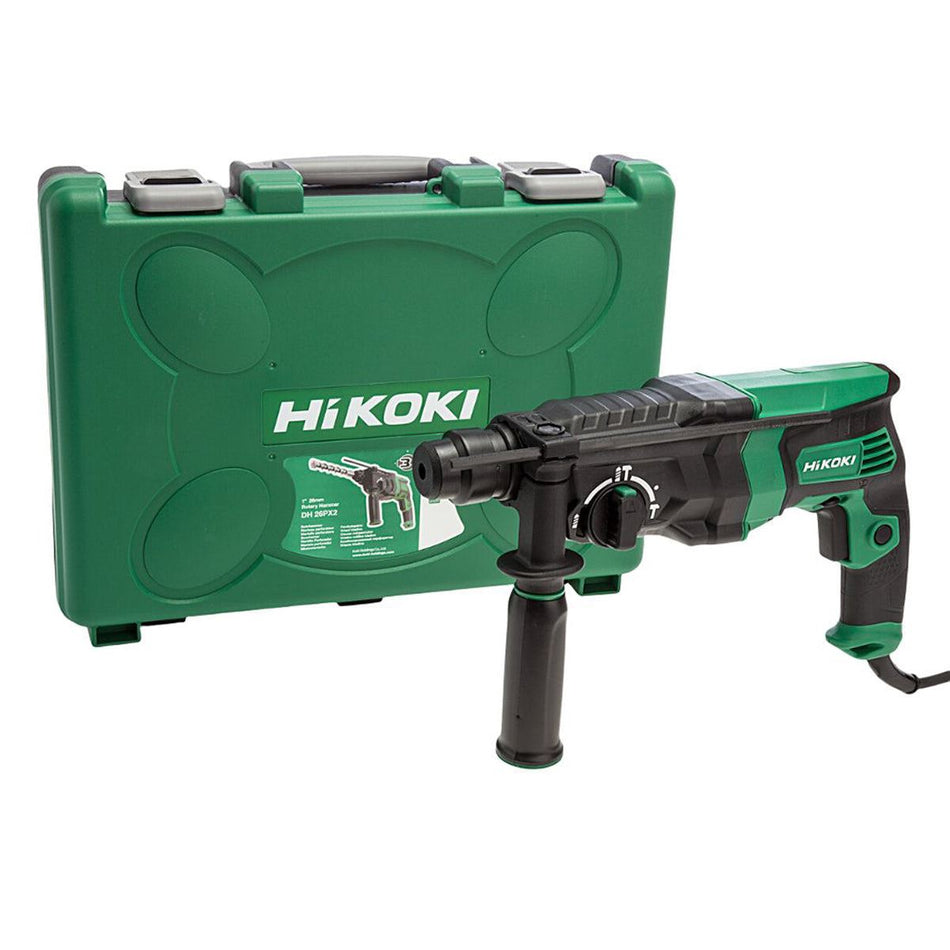 Hikoki DH26PX2J1Z 3 Mode SDS+ Rotary Hammer Drill in Carry Case 230V