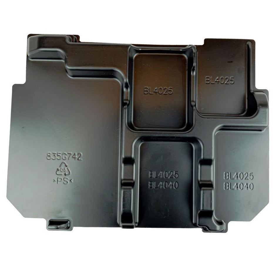 Makita 835G74-2 Inlay Tray for Makpac Case, XGT Battery & Charger